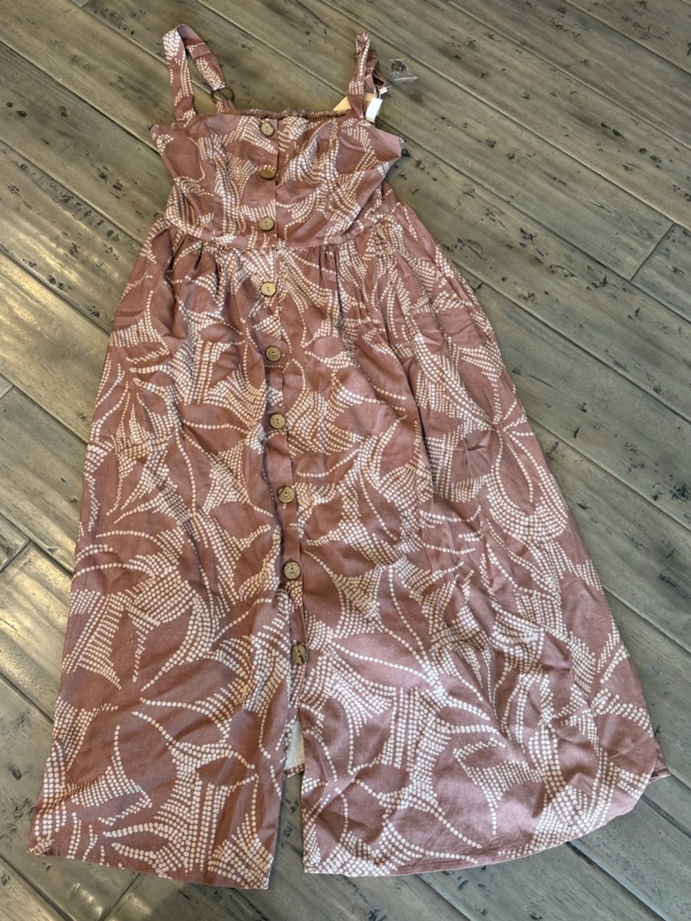 NWT Hutch Dusty Petersen Button-Front Midi Dress medium - Picture 4 of 7